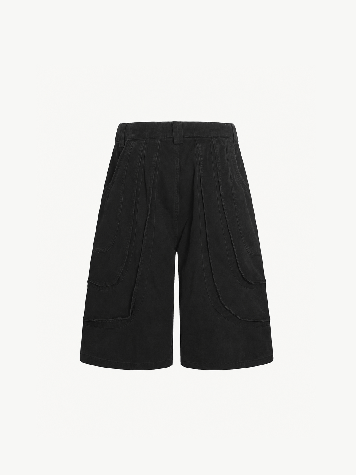 OYL-Lab Deconstructed Seam Panel Cargo Shorts