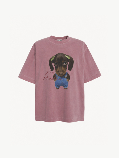 [Copy]OYL-Lab  Acid Wash Thorn Crown Portrait Tee