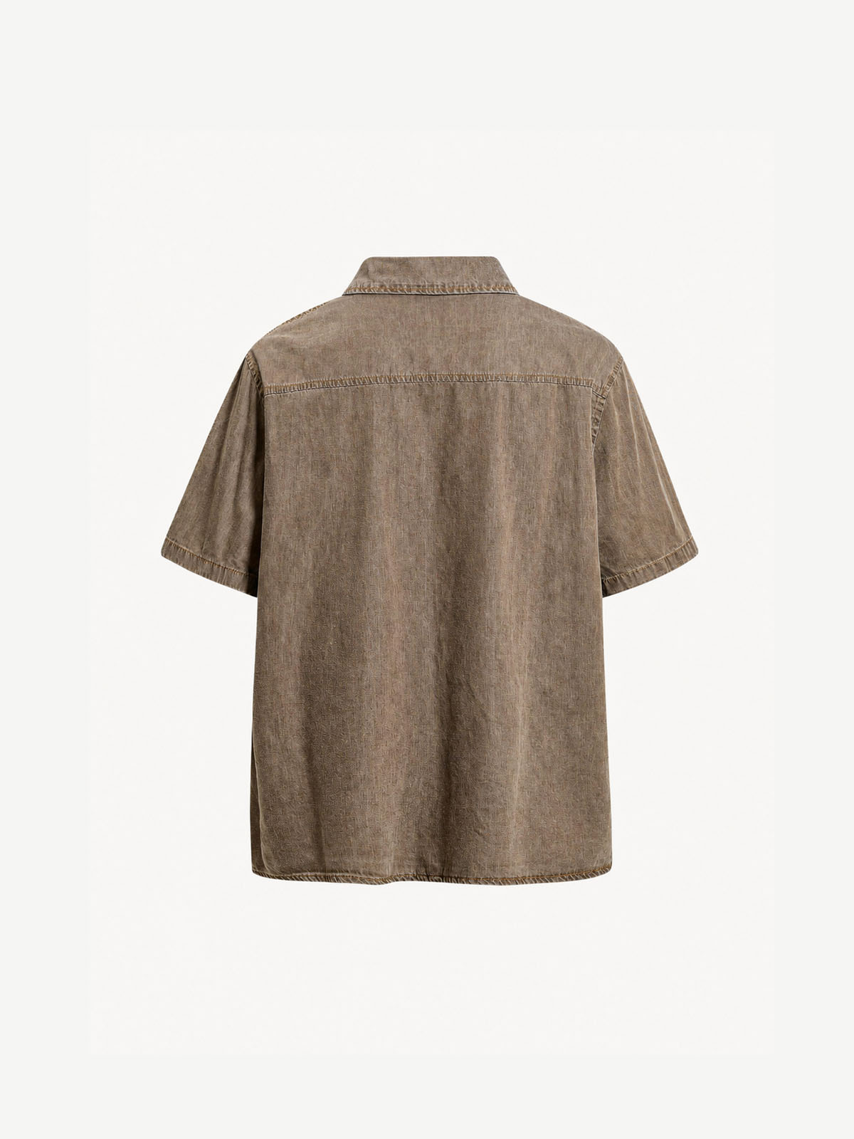 OYL-Lab Gradient Bleach Washed Short Sleeve Shirt