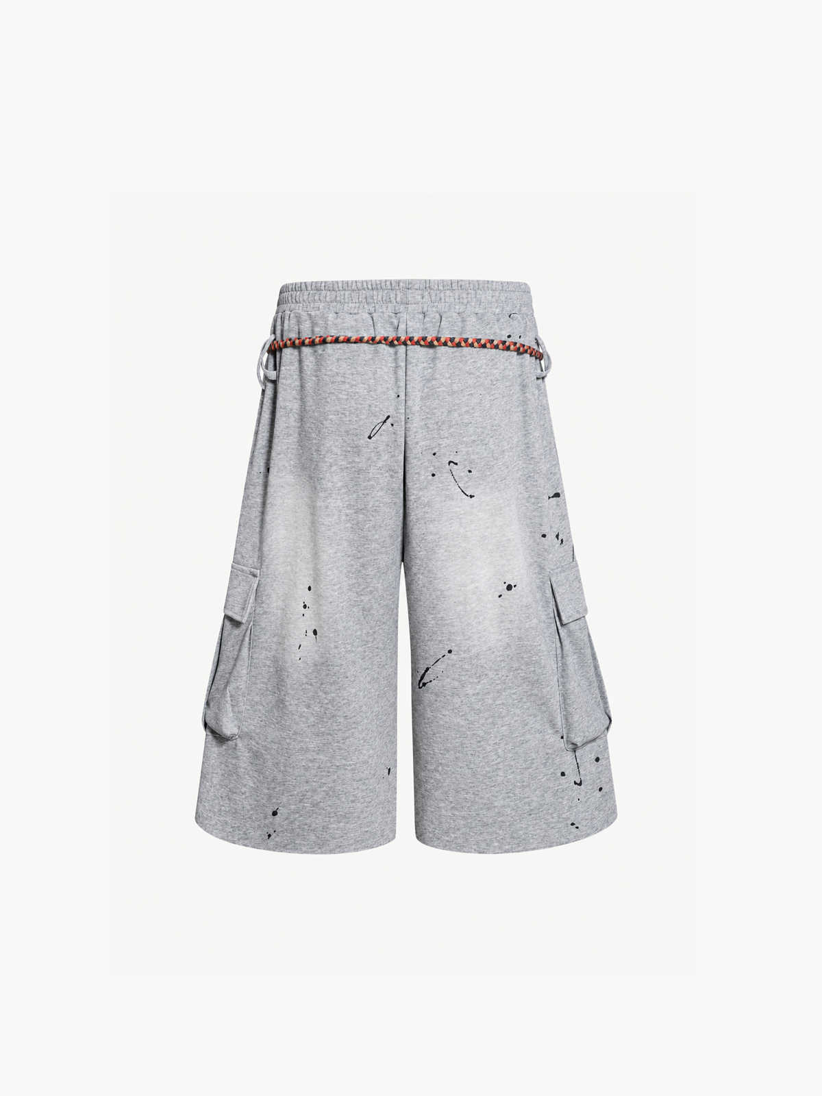 OYL-Lab Graffiti Print Cargo Sweat Shorts