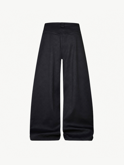 OYL-Lab Pleated Baggy Wide Leg Trousers 