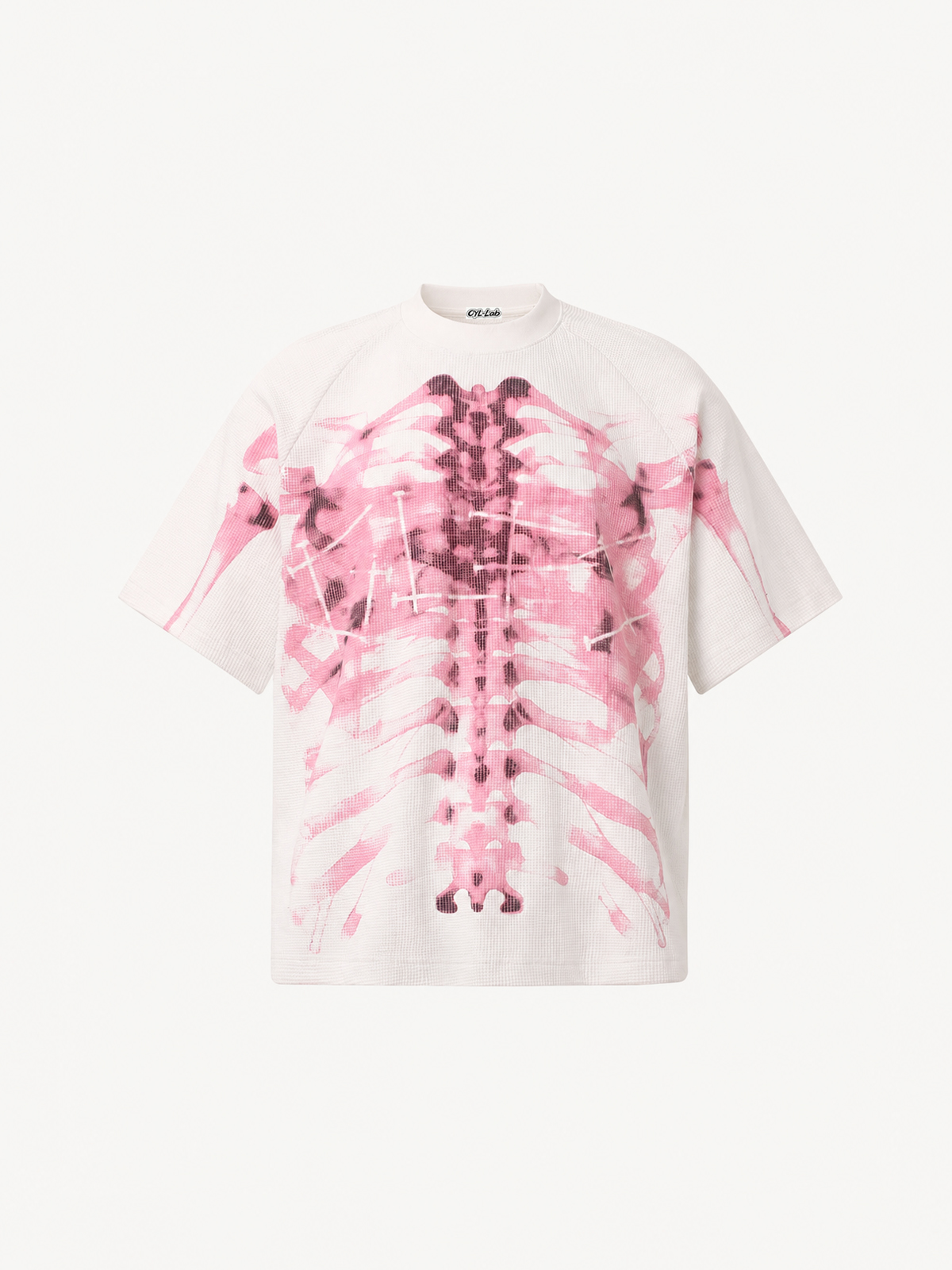 [Copy][Copy][Copy][Copy][Copy][Copy][Copy][Copy][Copy][Copy][Copy][Copy][Copy]OYL-Lab Waffle Rib Distressed Letter Print Tee