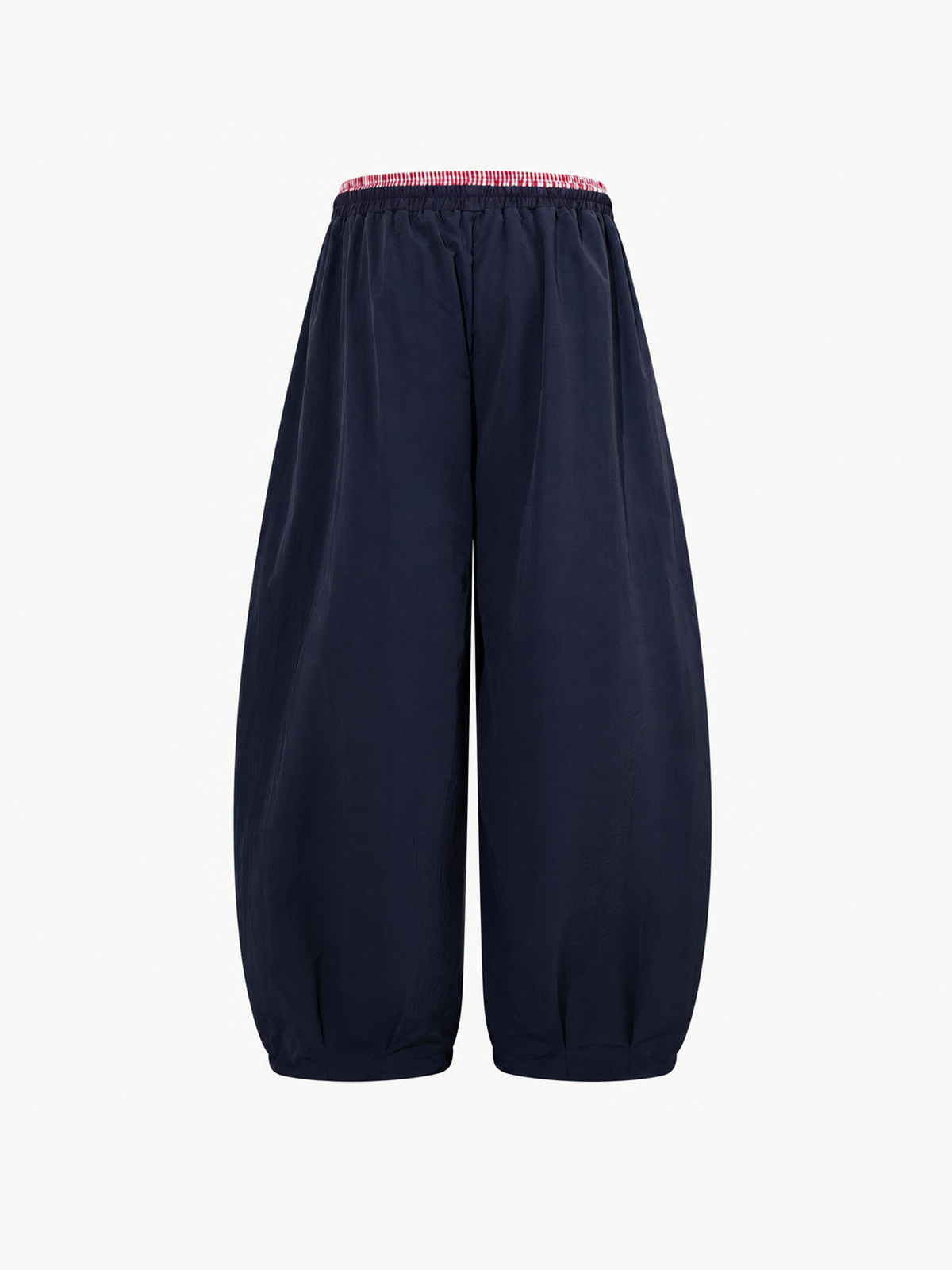 OYL-Lab Crinkle  Embroidery Parachute Pants