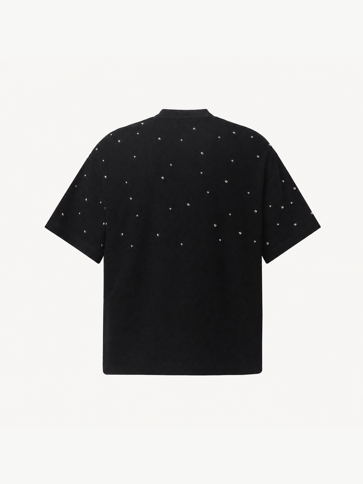 OYL-Lab Waffle Knit Lips Skull Graphic Tee