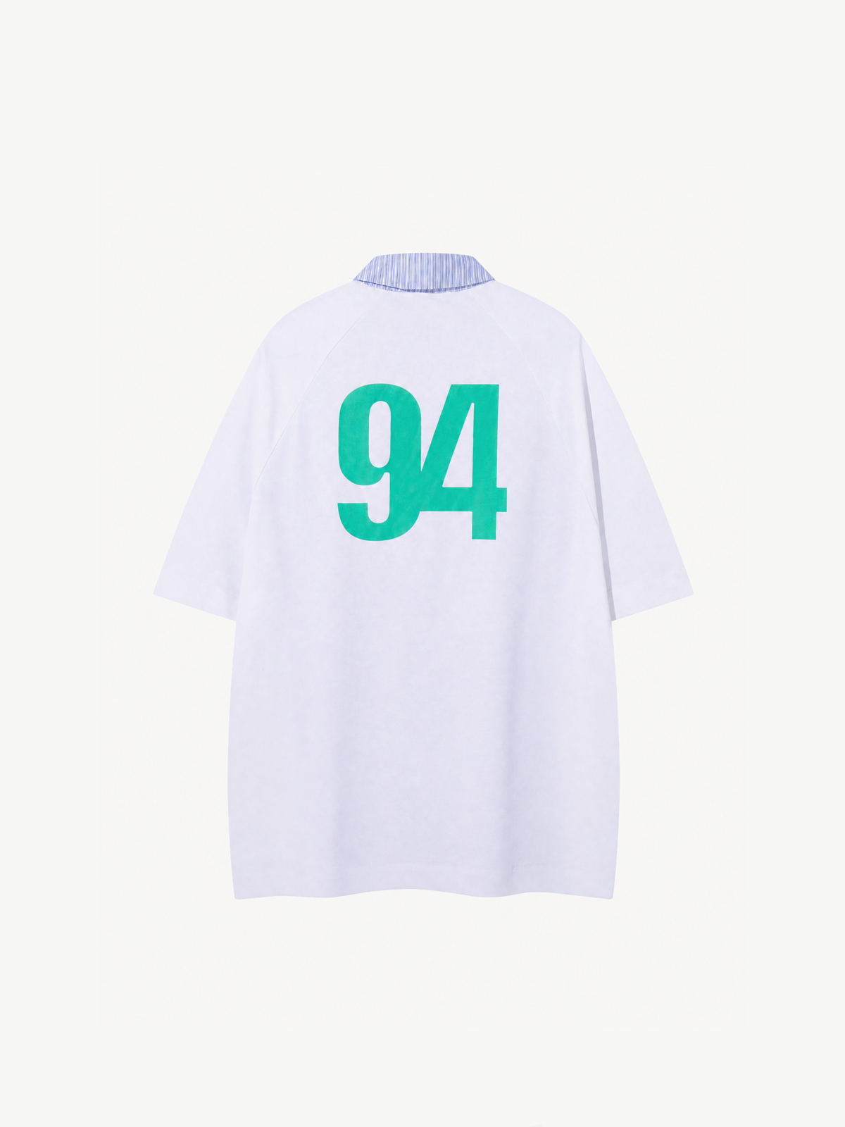OYL-Lab  90s Varsity 94 Print Patchwork Shirt