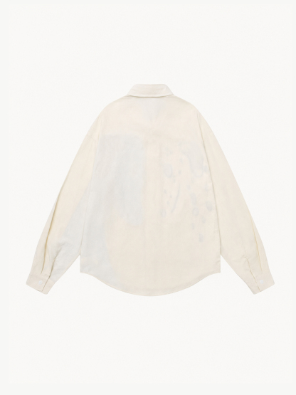 OYL-Lab Dog Embroidery Long Sleeve Shirt