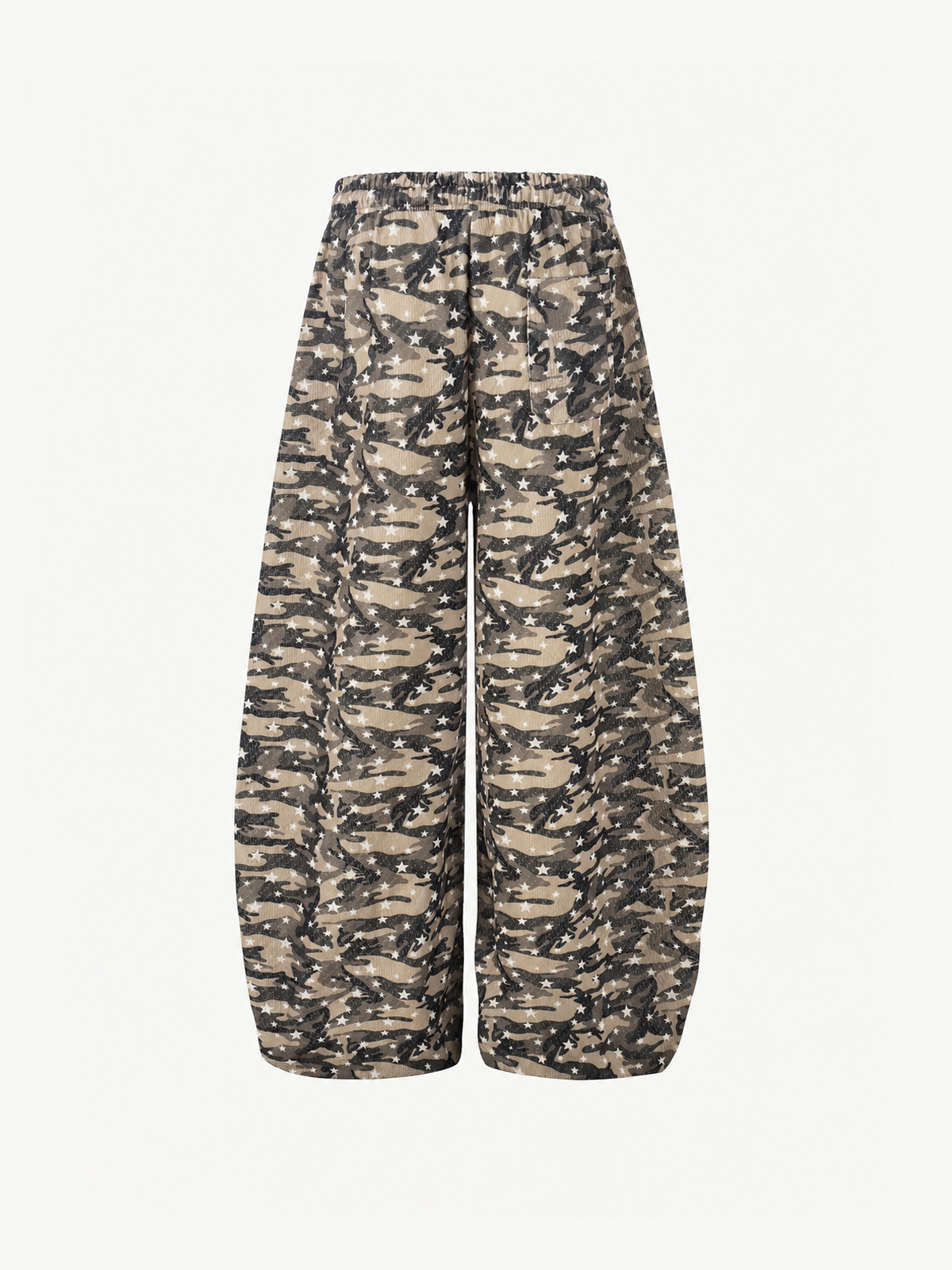 OYL-Lab Camo Star Print Baggy Track Pants