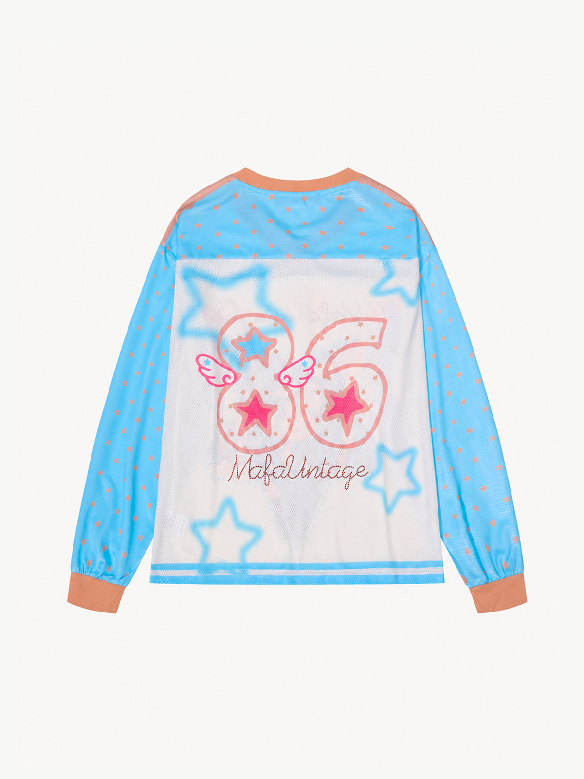 OYL-Lab  Anime Girl Graphic Jersey Long Sleeve Tee