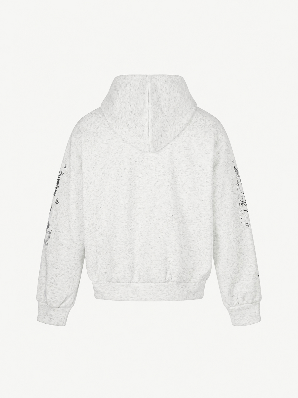 OYL-Lab Retro Halftone Cross Graphic Zip Up Hoodie
