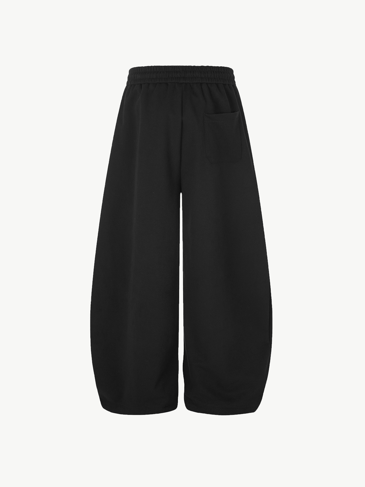 OYL-Lab Musical Print Curved Balloon‑Leg Sweatpants