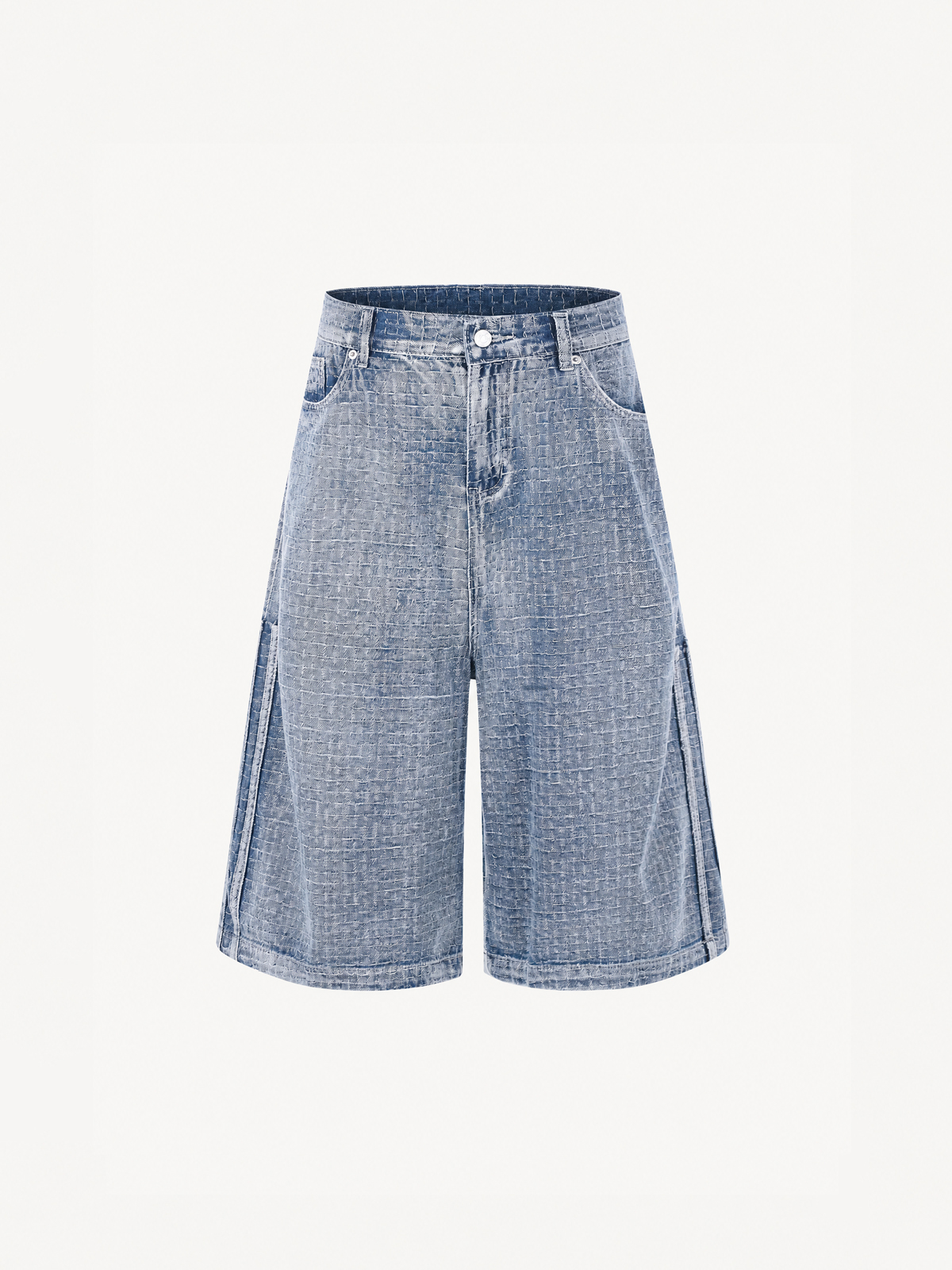 OYL-Lab Textured Grid  Baggy Jorts
