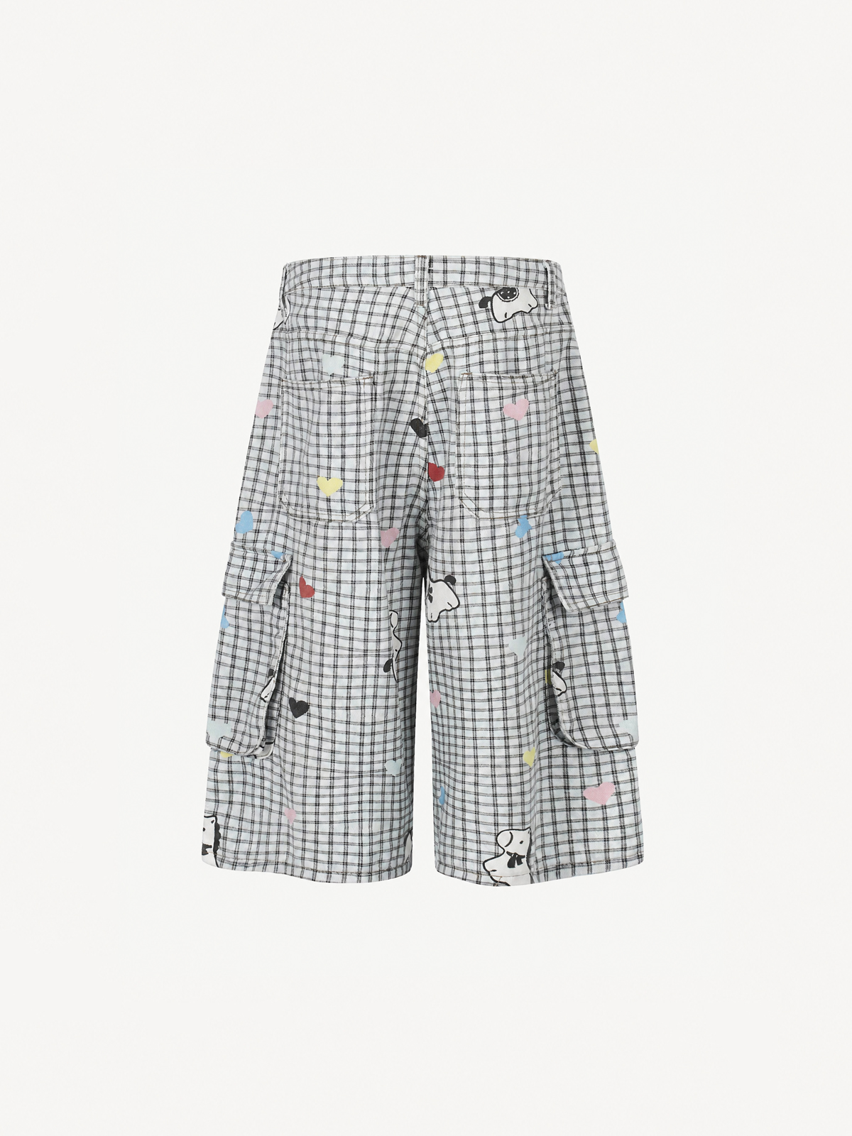 [Copy][Copy][Copy][Copy]OYL-Lab Star Patch Washed Denim Jorts