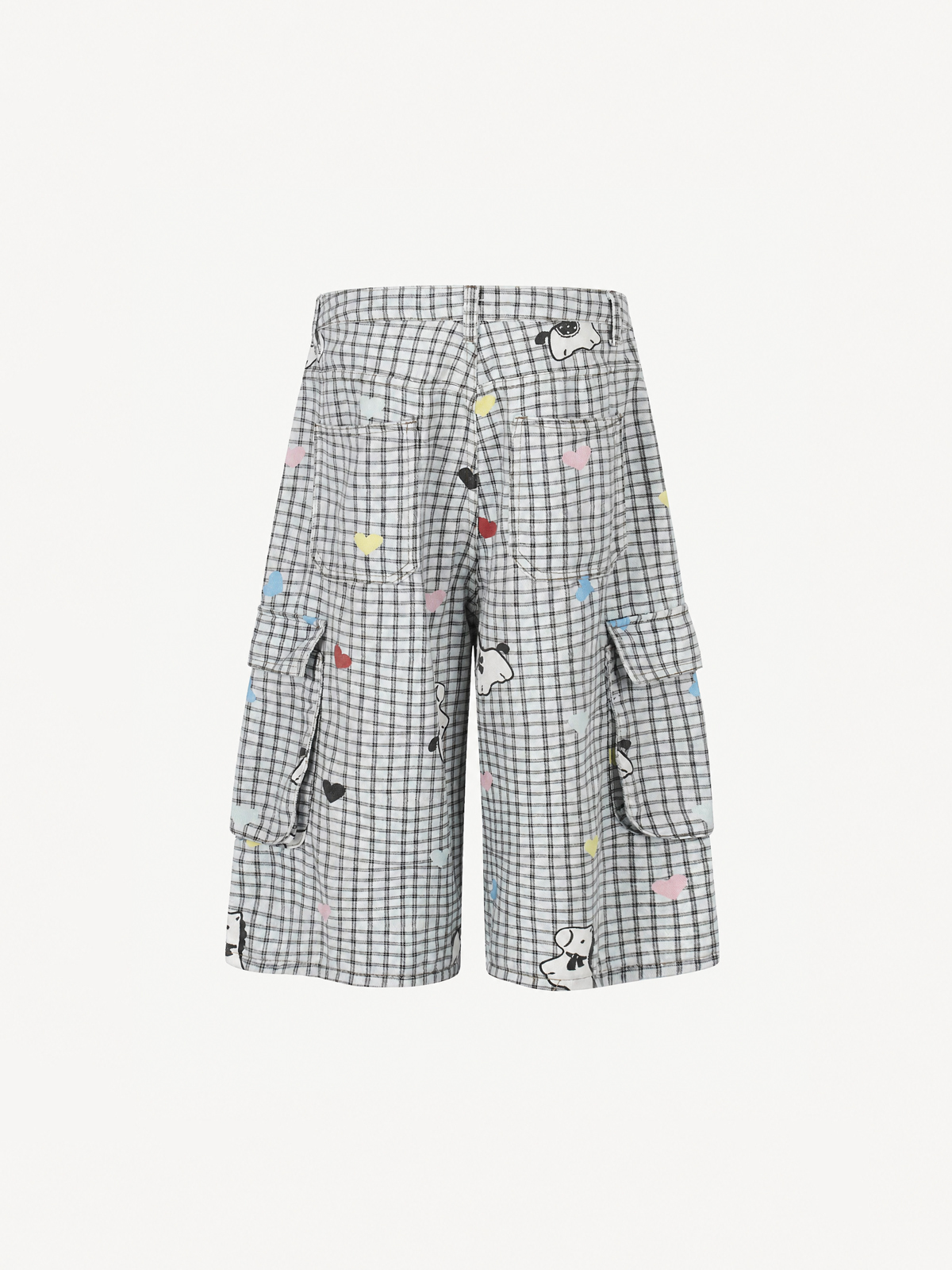 [Copy][Copy][Copy][Copy]OYL-Lab Star Patch Washed Denim Jorts