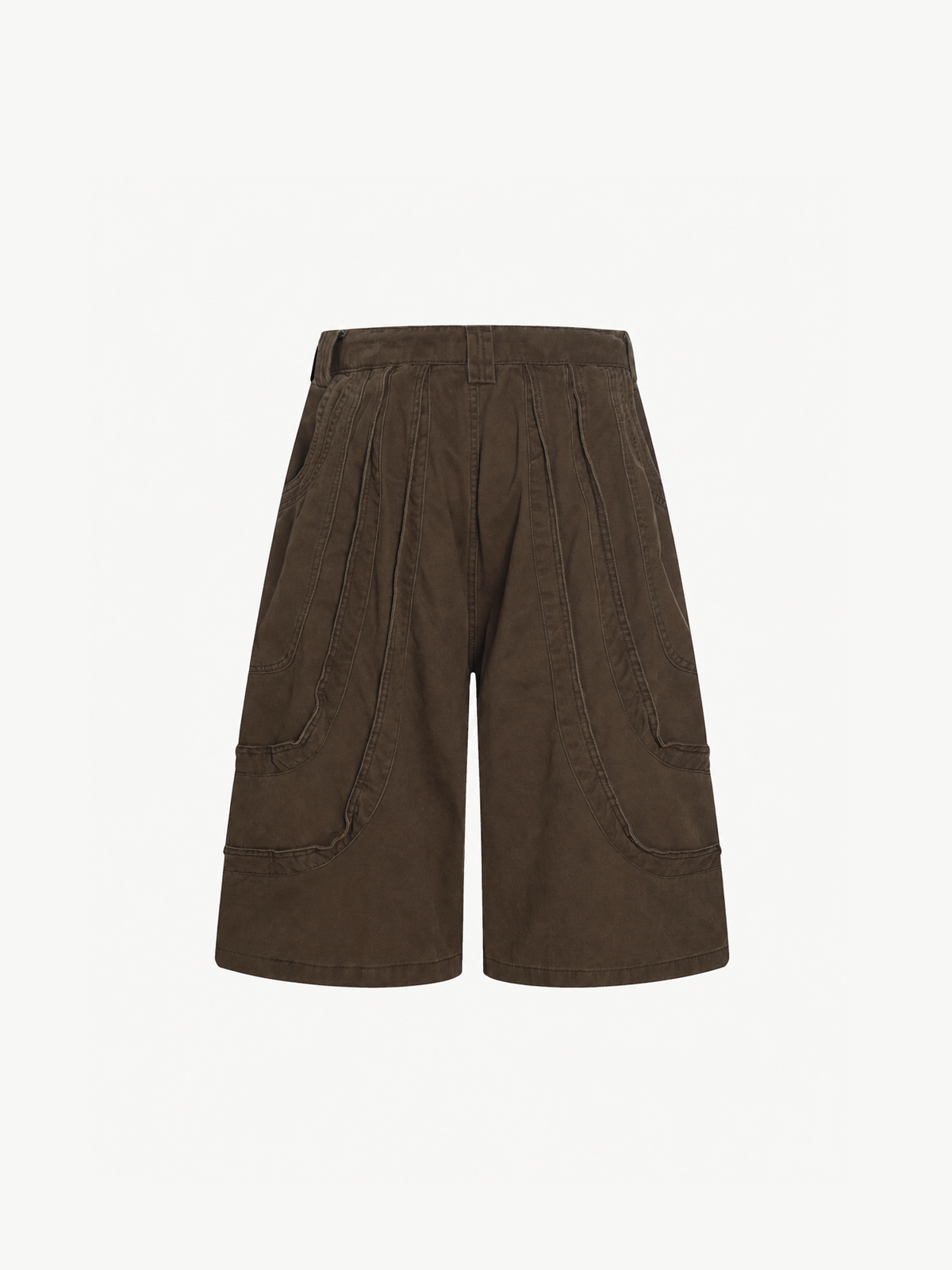 OYL-Lab Deconstructed Seam Panel Cargo Shorts