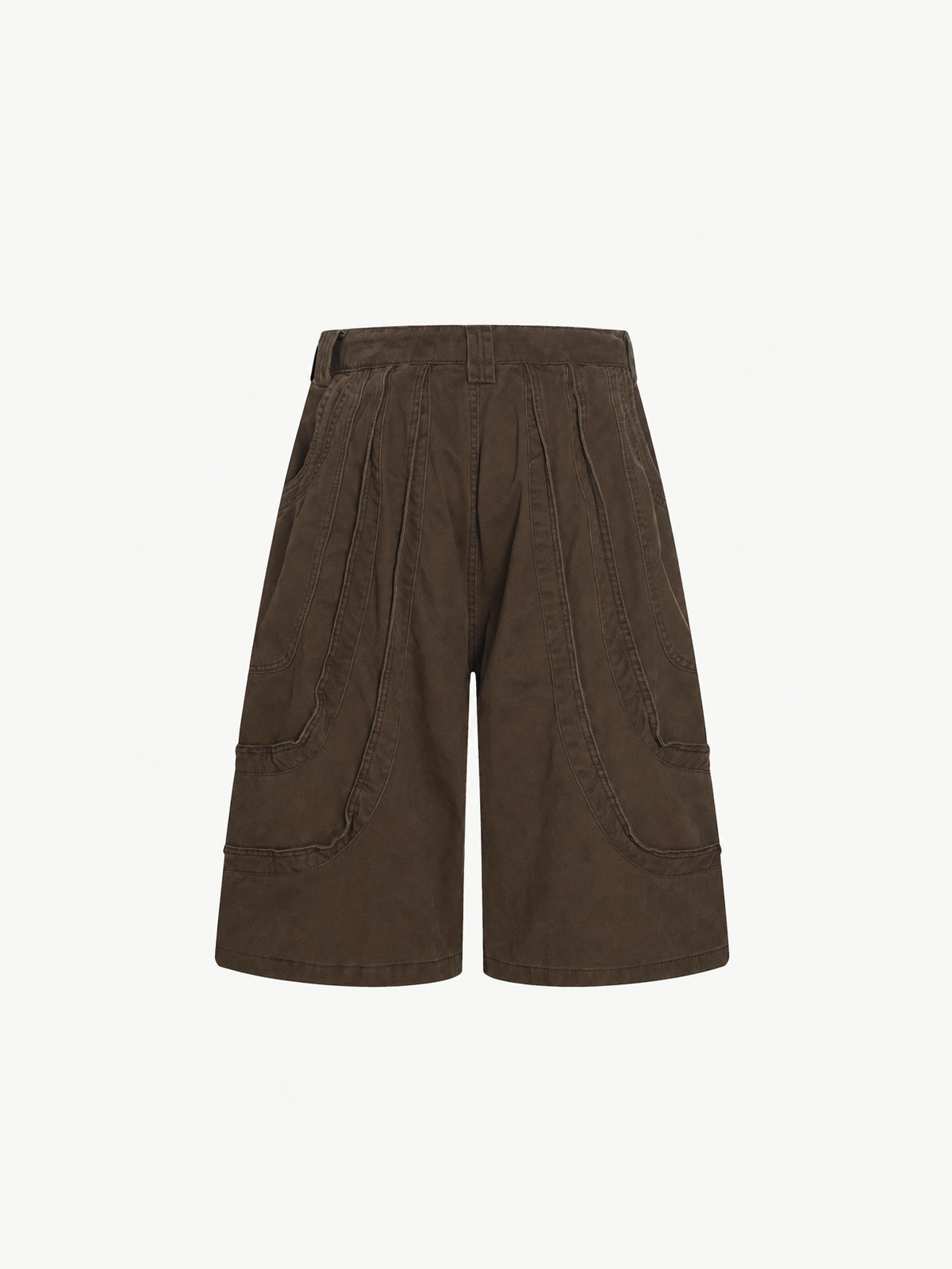 OYL-Lab Deconstructed Seam Panel Cargo Shorts