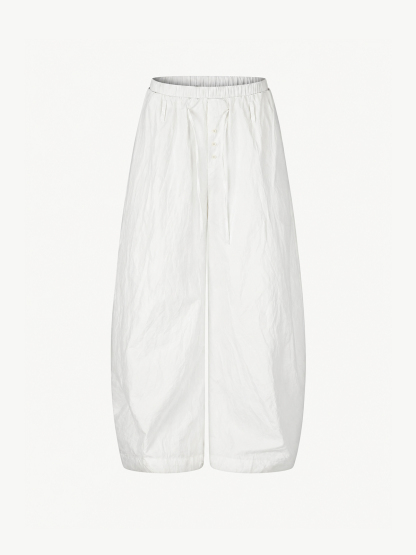 Copy]OYL-Lab Elastic Waist Balloon Wide Leg Pants