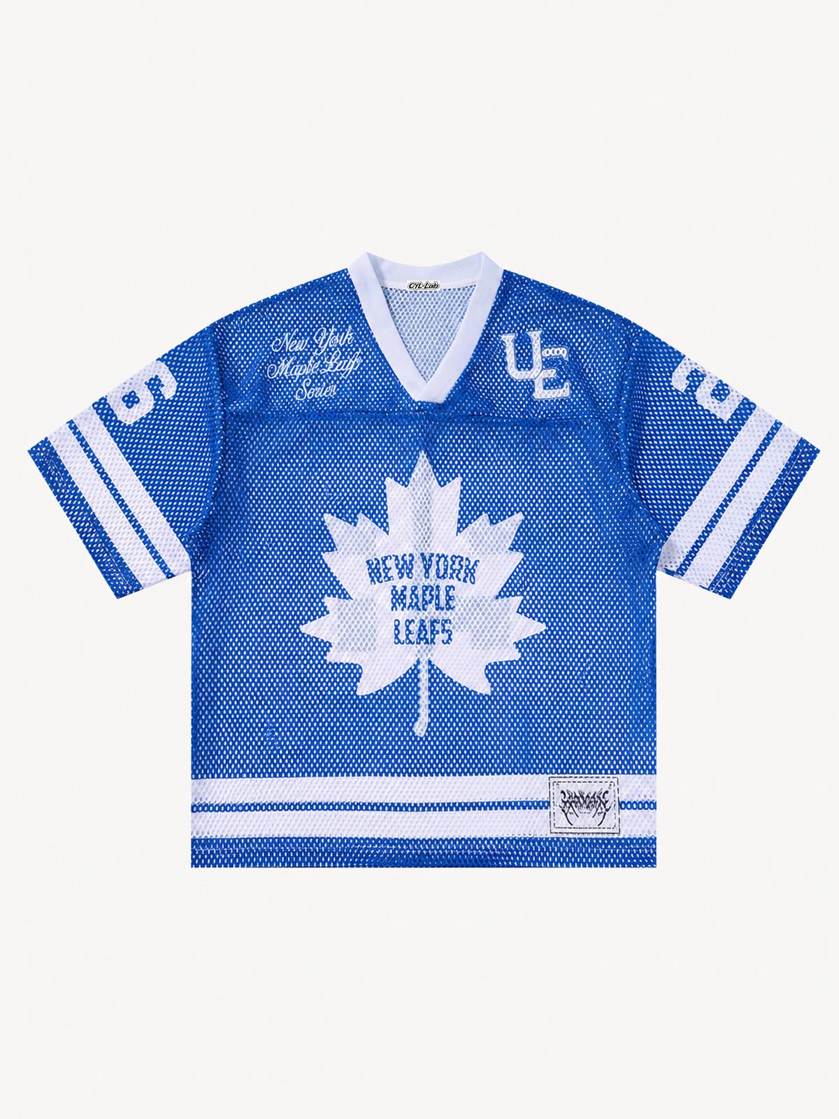 OYL-Lab Mesh Maple Leaf Graphic Jersey Tee