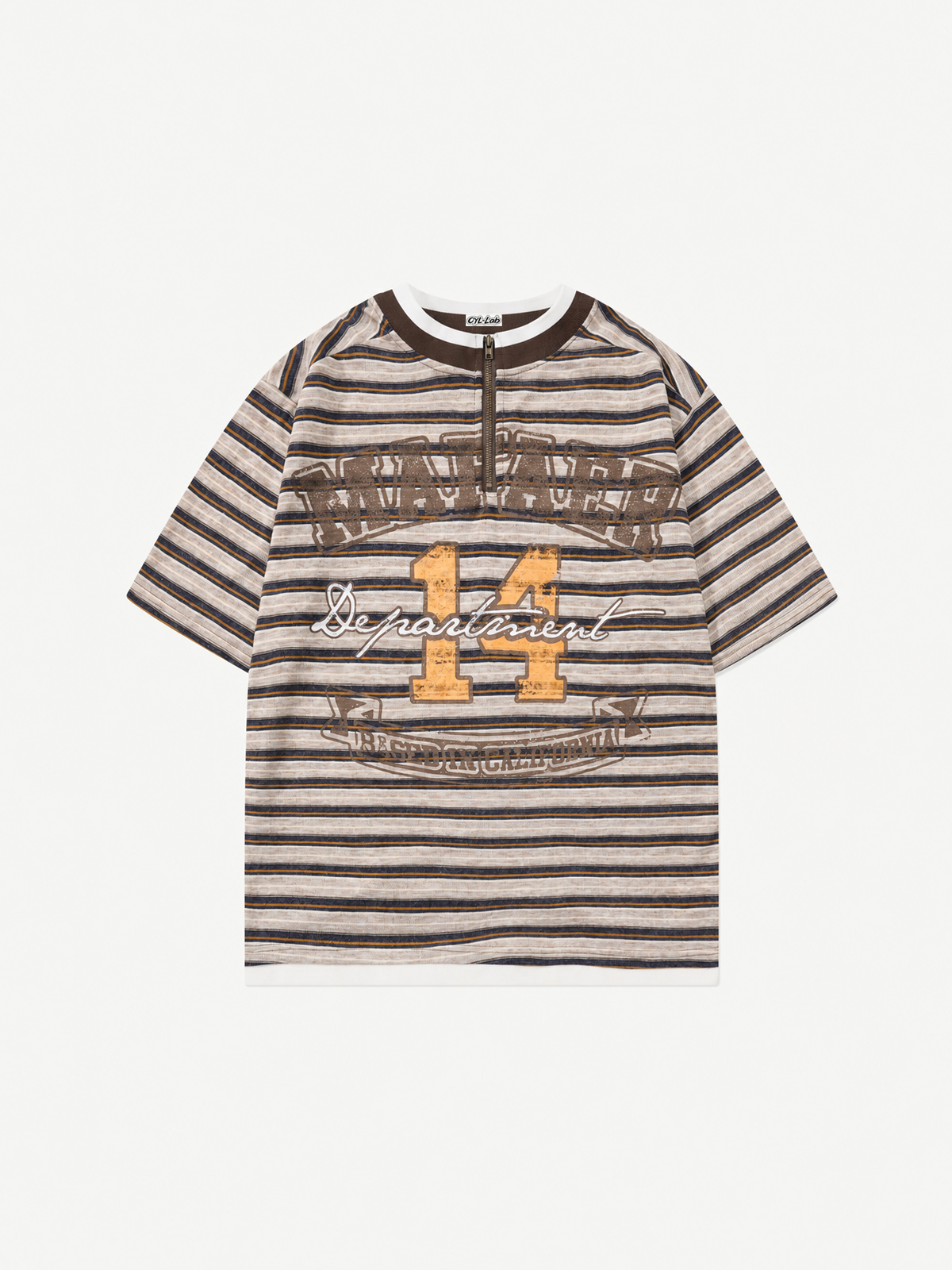 [Copy][Copy][Copy][Copy][Copy][Copy][Copy][Copy][Copy][Copy][Copy][Copy]OYL-Lab Waffle Rib Distressed Letter Print Tee