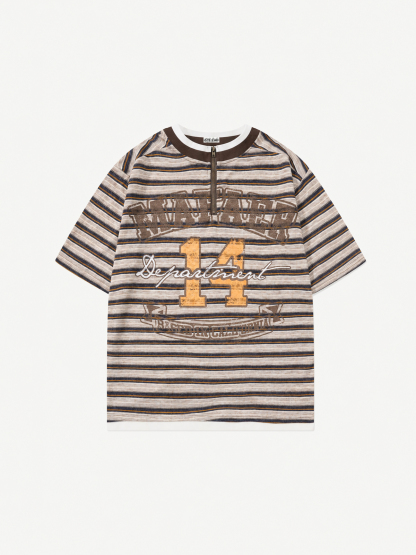 [Copy][Copy][Copy][Copy][Copy][Copy][Copy][Copy][Copy][Copy][Copy][Copy]OYL-Lab Waffle Rib Distressed Letter Print Tee