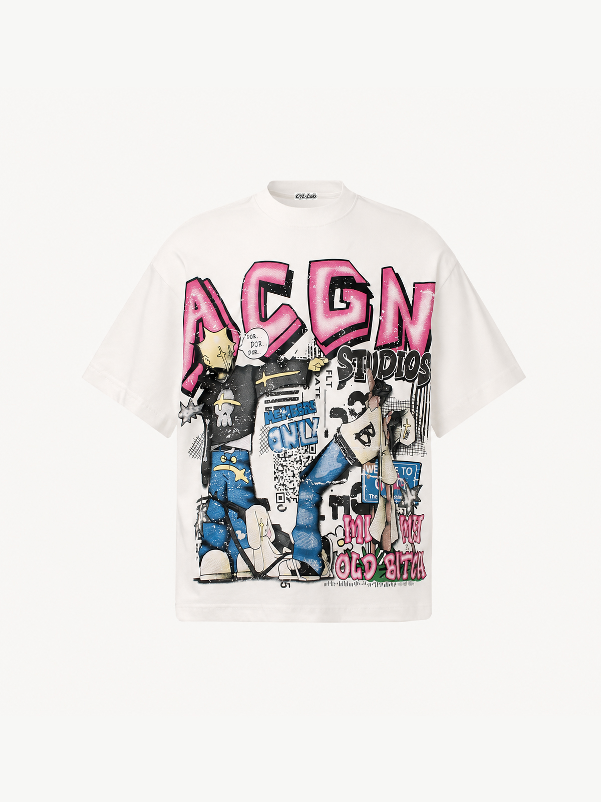 OYL-Lab Graffiti Cartoon Character Tee