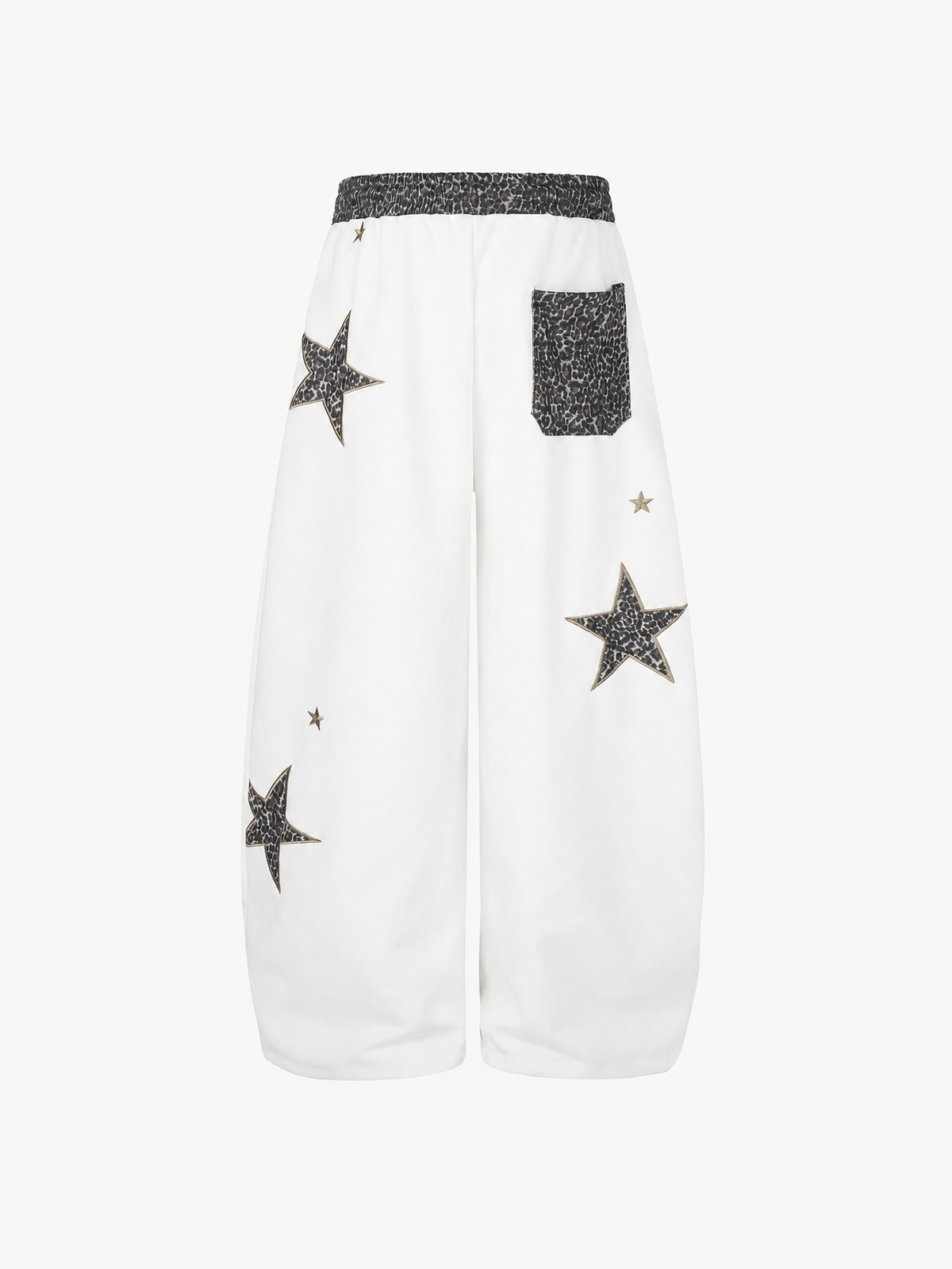 [Copy]OYL-Lab Distressed Cross Print Baggy Pants