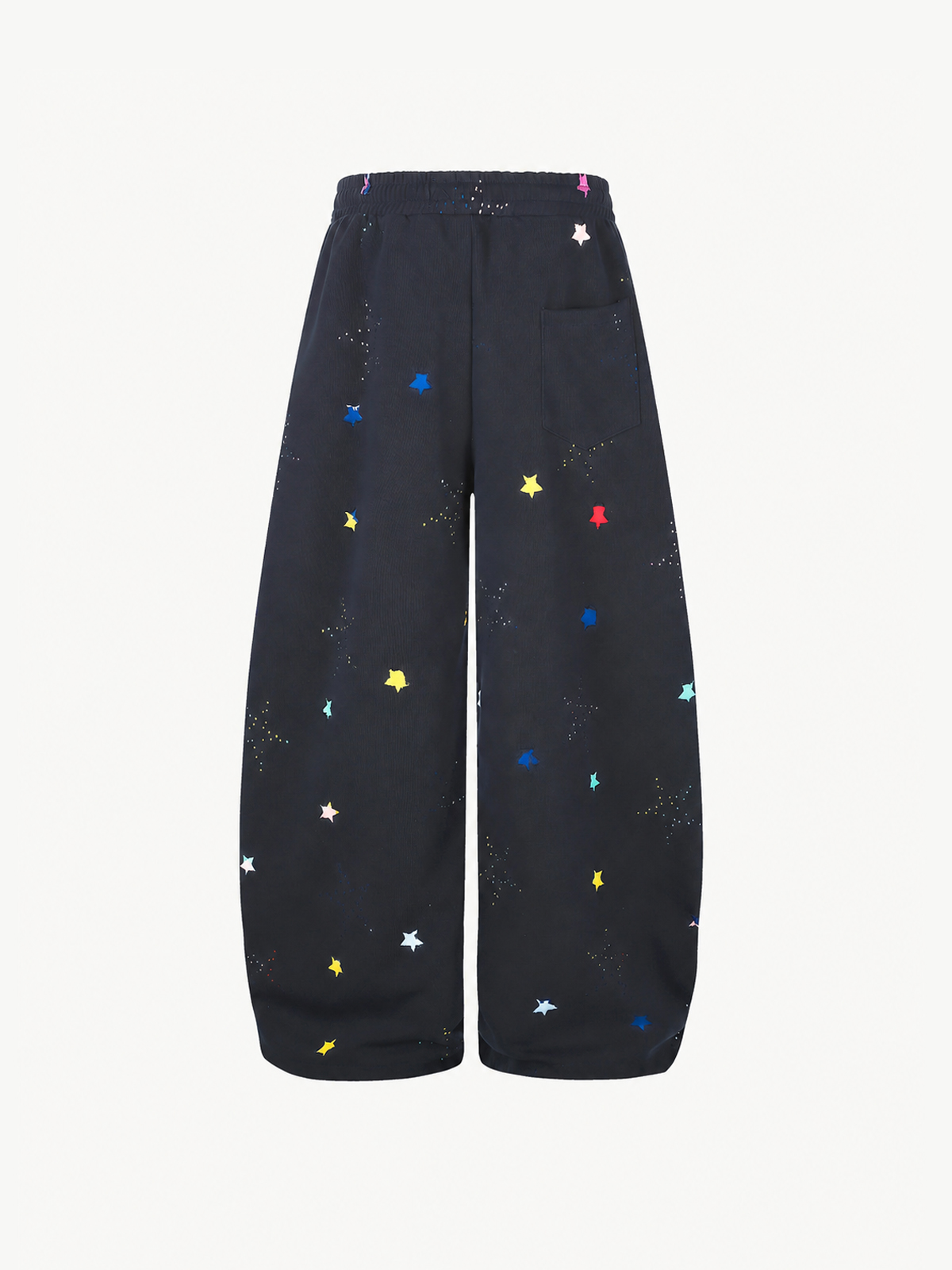 [Copy][Copy]OYL-Lab Distressed Cross Print Baggy Pants
