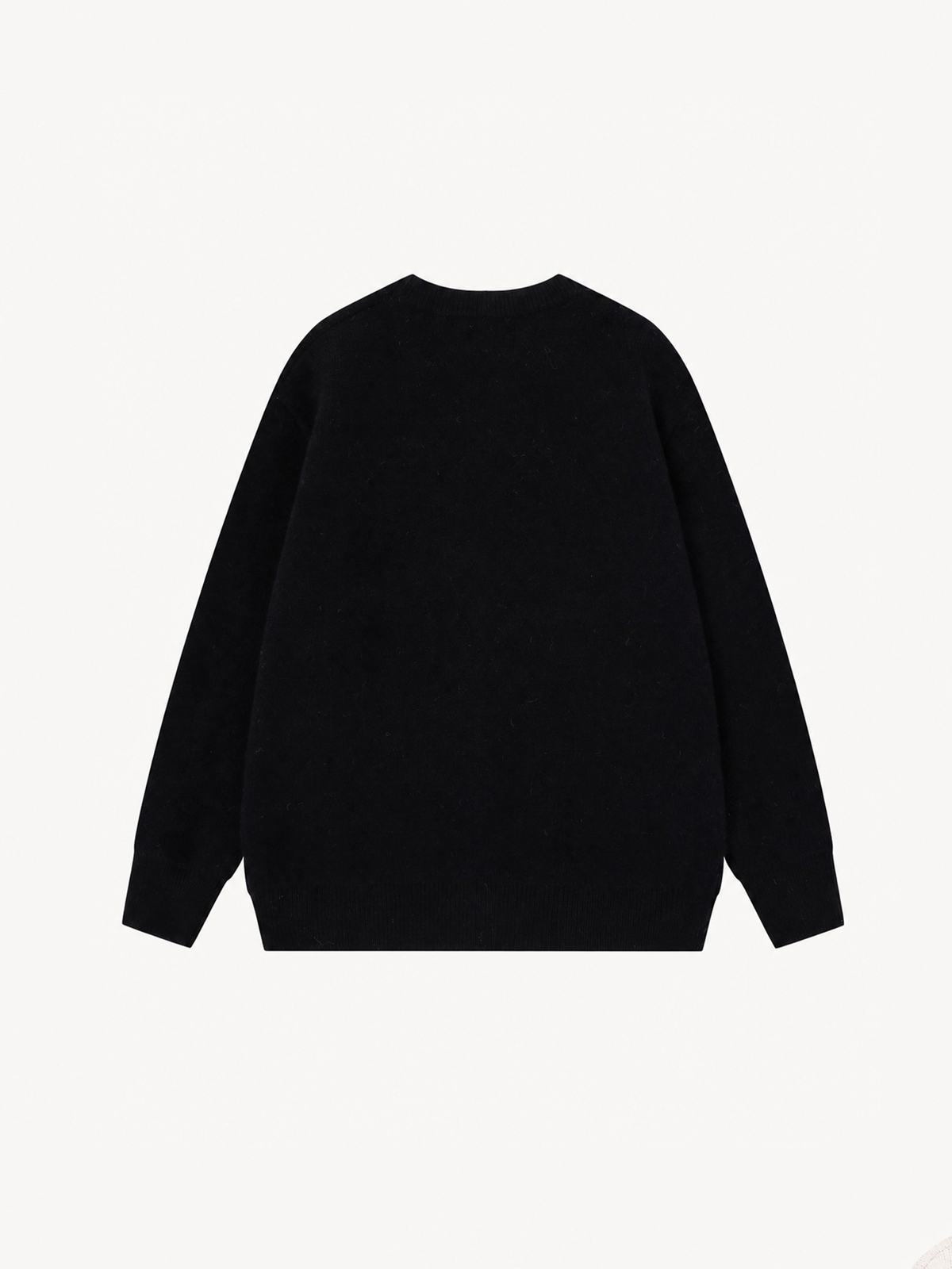 OYL-LabSkeleton Jacquard Crewneck Sweater