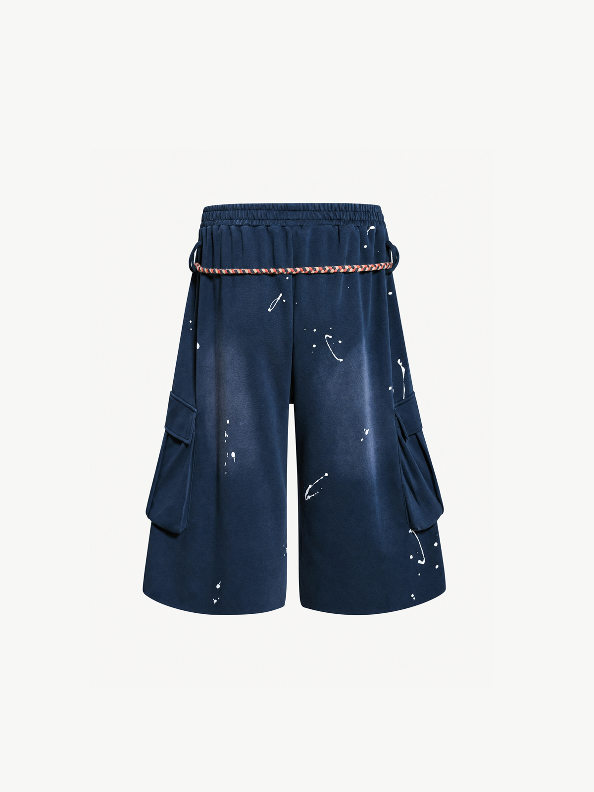 OYL-Lab Graffiti Print Cargo Sweat Shorts