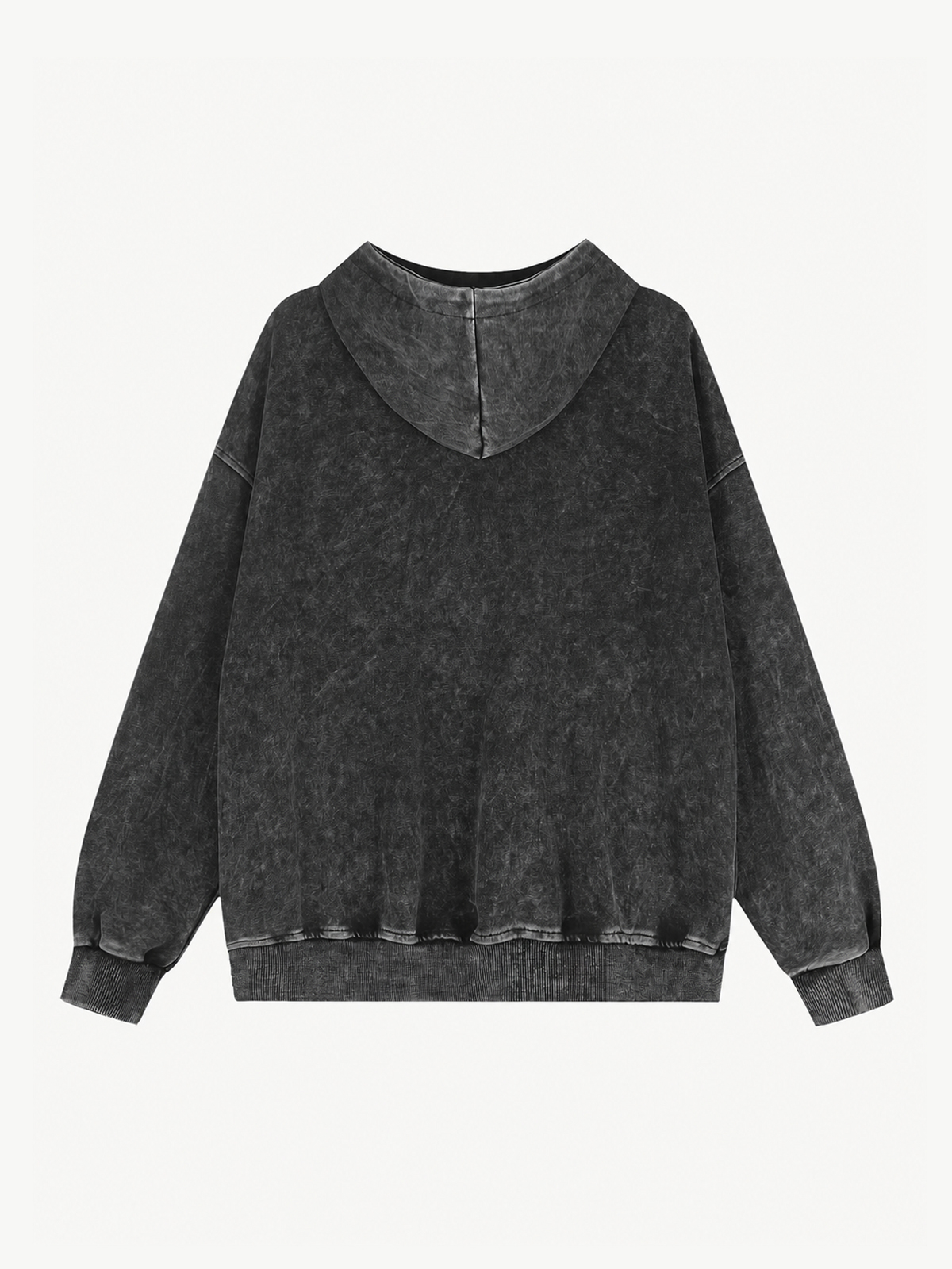 OYL-Lab Oversized Rivet Zip Up Hoodie