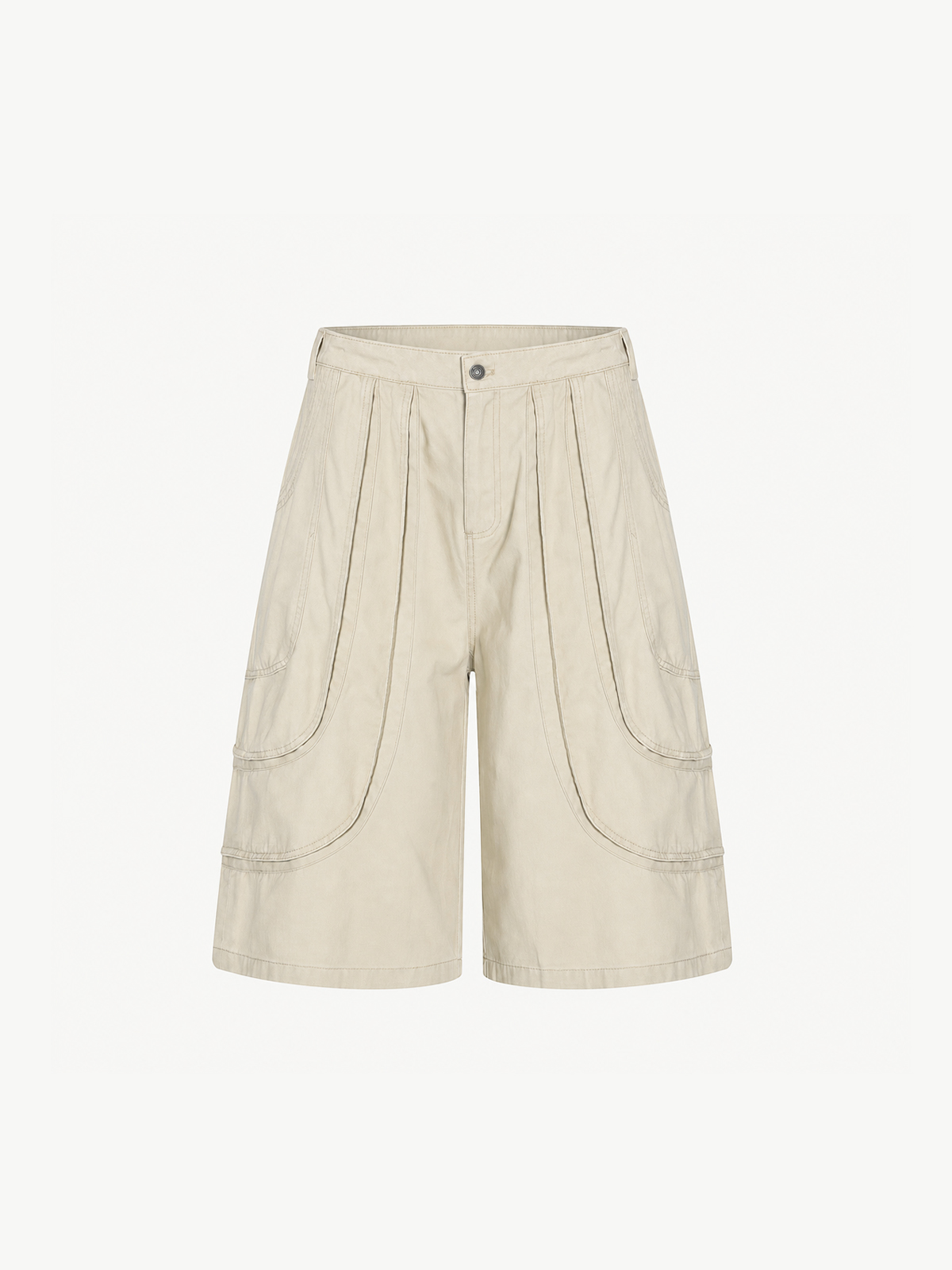 OYL-Lab Deconstructed Seam Panel Cargo Shorts