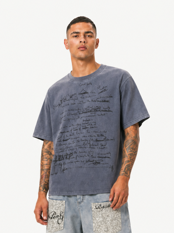 [Copy][Copy][Copy][Copy][Copy][Copy][Copy]OYL-Lab Cartoon Rabbit Hand Doodle Tee
