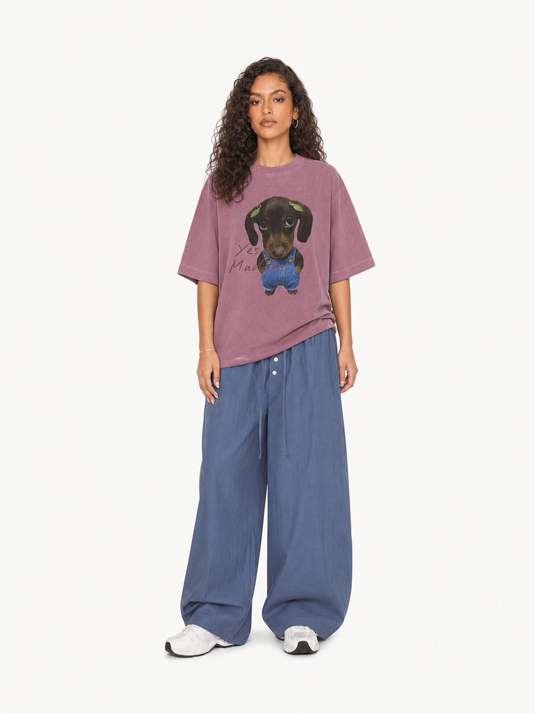 Copy]OYL-Lab Elastic Waist Balloon Wide Leg Pants