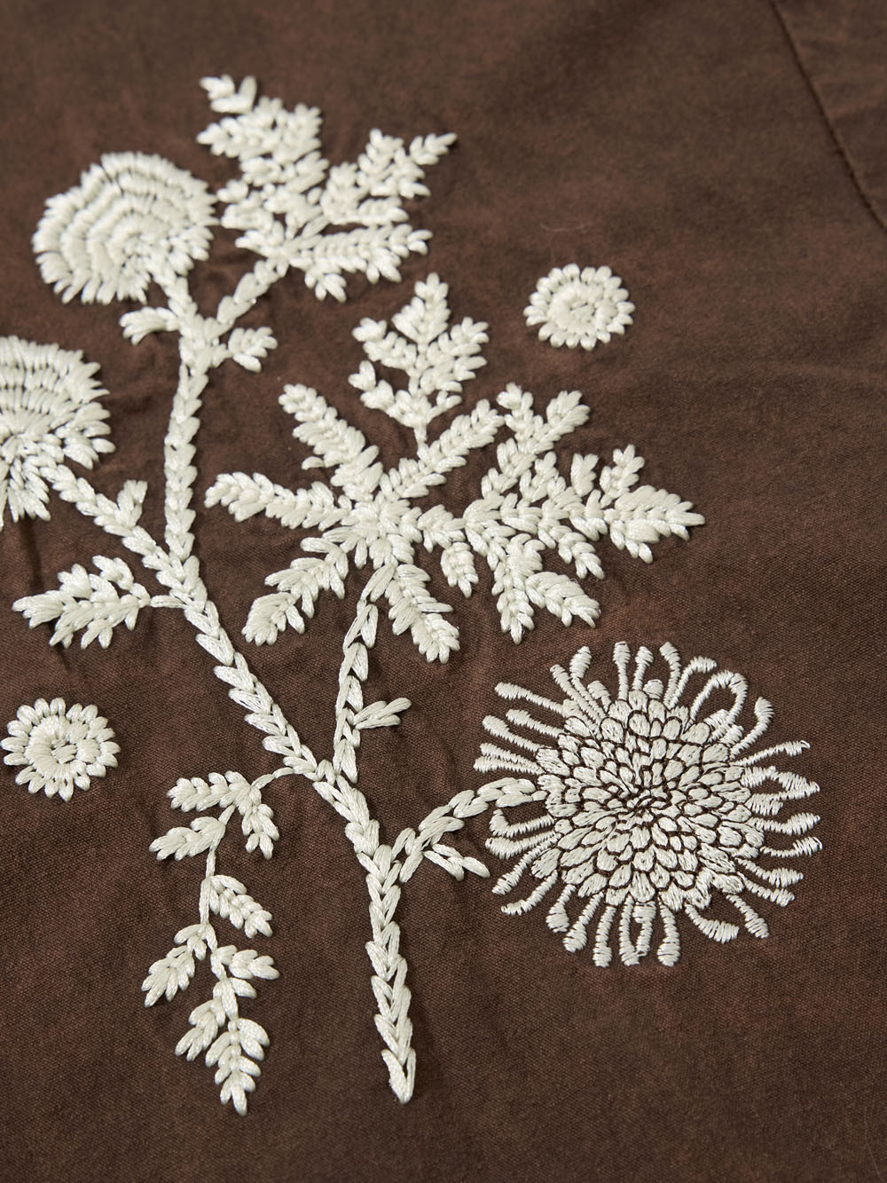 OYL-Lab Floral Embroidery Long Sleeved Shirt