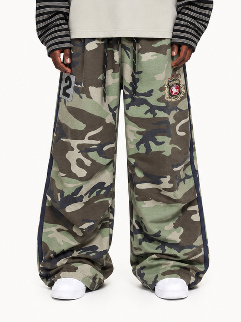 OYL-Lab Camouflage Embroidered Sweatpants