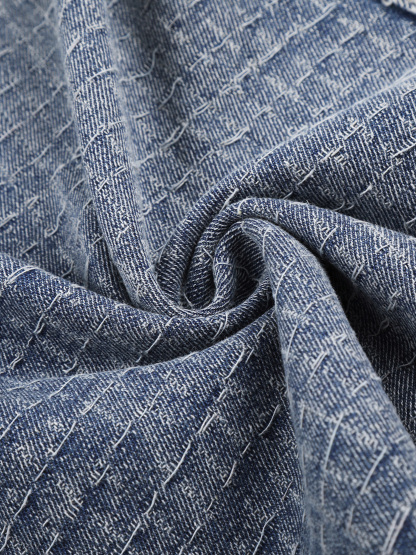 OYL-Lab Textured Grid  Baggy Jorts