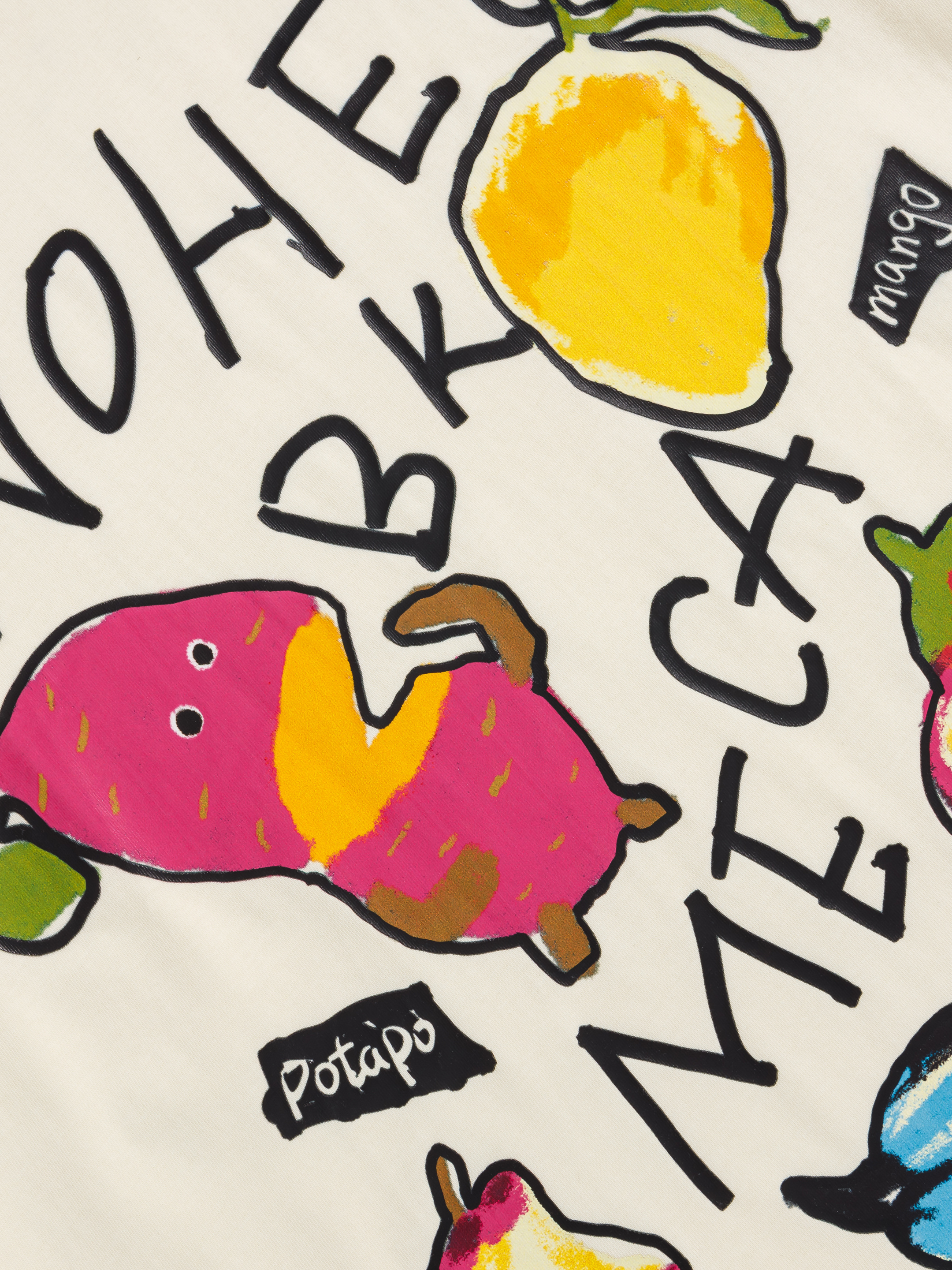 OYL-Lab  Hand Drawn Cartoon Fruit Tee
