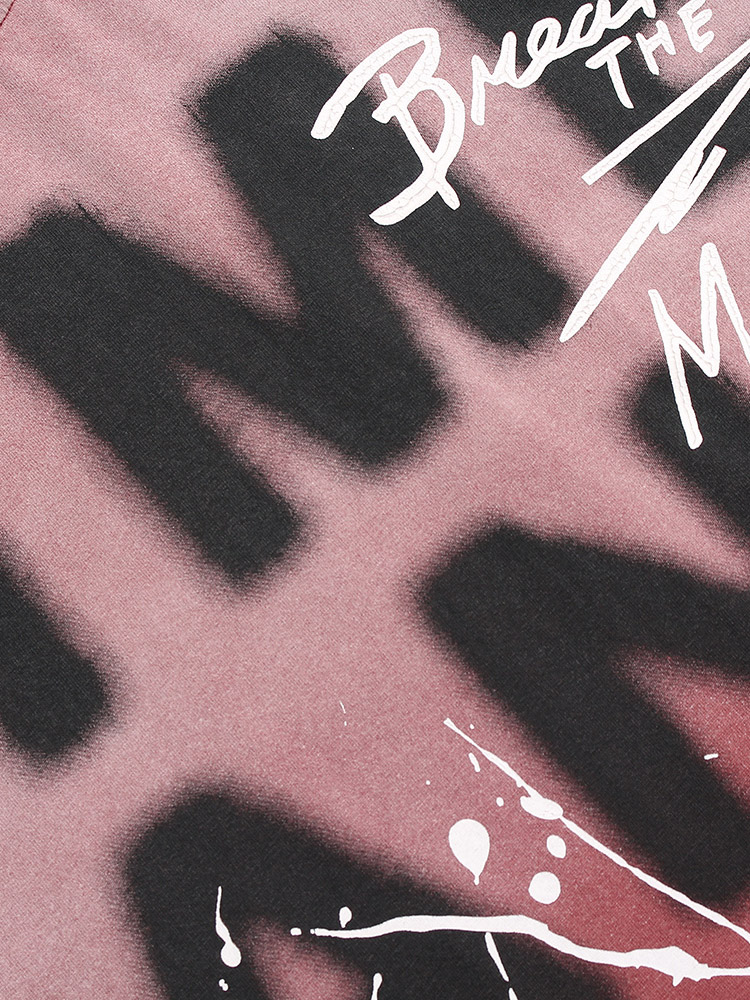 OYL-Lab Spray Dye Splatter Letter Tee