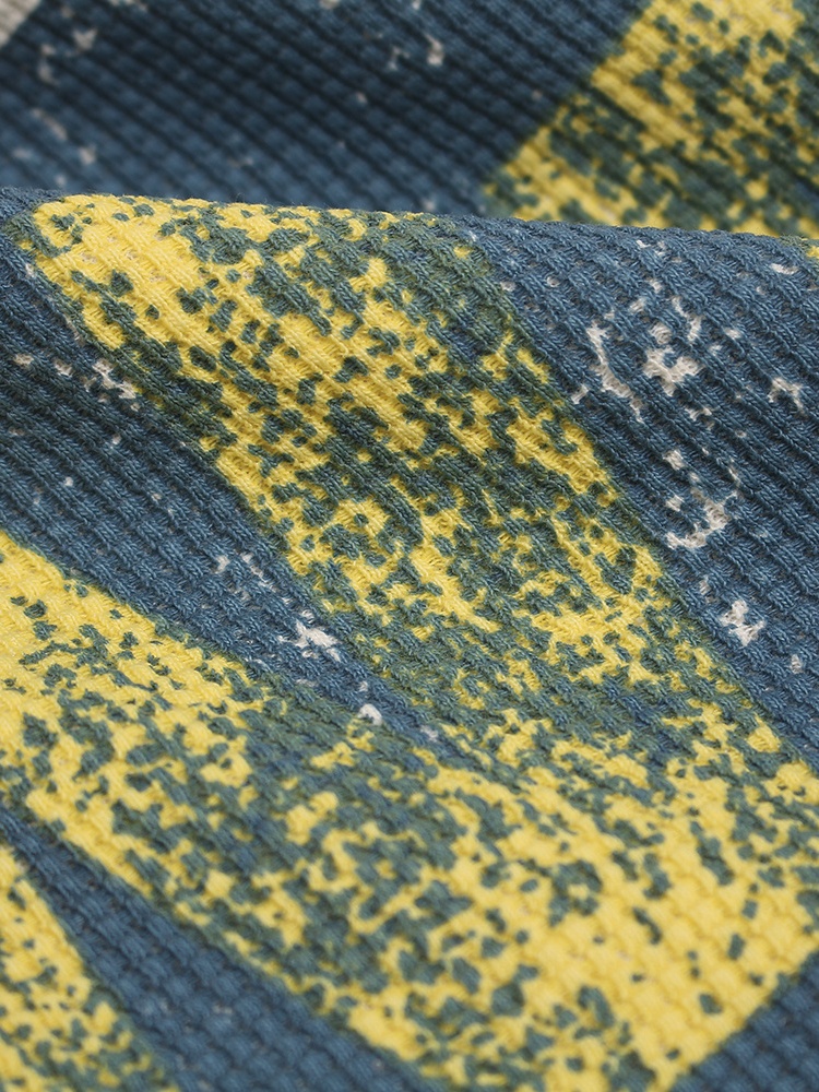 OYL-Lab Waffle Knit Distressed Graphic Tee