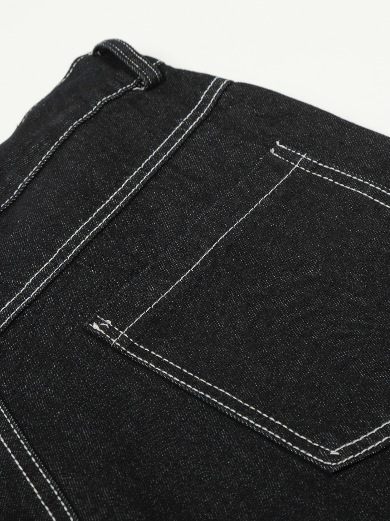 OYL-Lab Towel Embroidered Star Baggy Denim Jorts