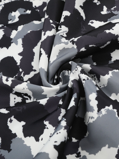 OYL-Lab Abstract Camo Print  Wide Leg Sweat Pants