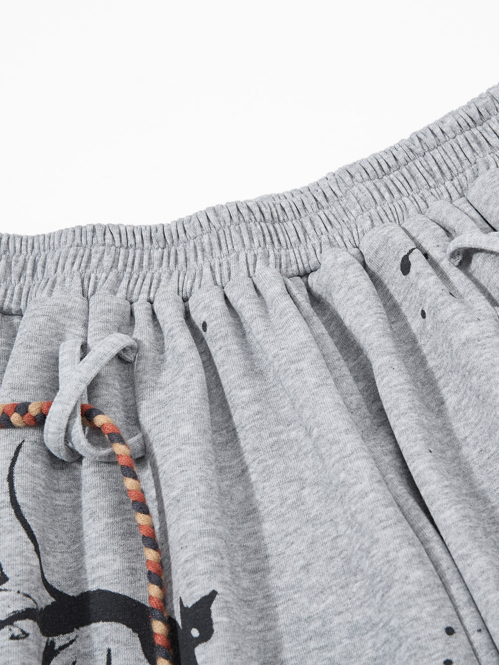OYL-Lab Graffiti Print Cargo Sweat Shorts