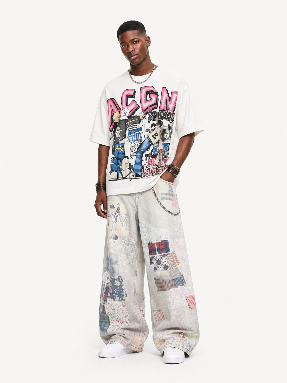 OYL-Lab Graffiti Cartoon Character Tee