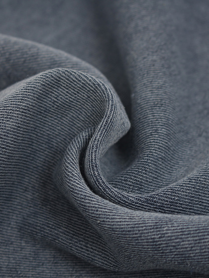 OYL-Lab Frayed Patch Embroidery Acid Wash Tee