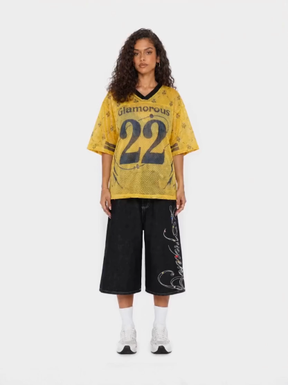 OYL-Lab   22 Number Mesh Jersey Tee