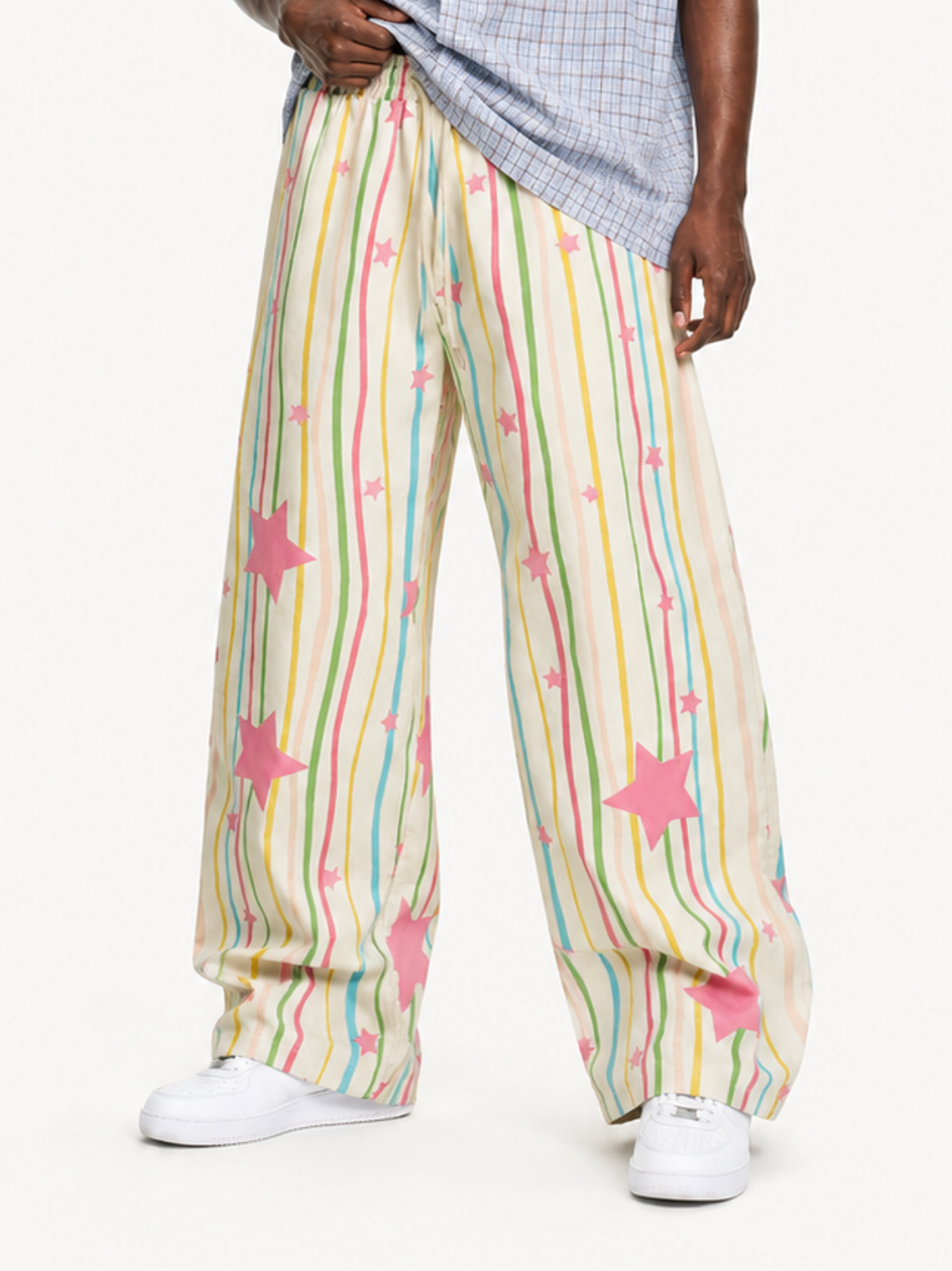 [Copy][Copy]OYL-Lab Distressed Union Jack Star Print Sweat Pants