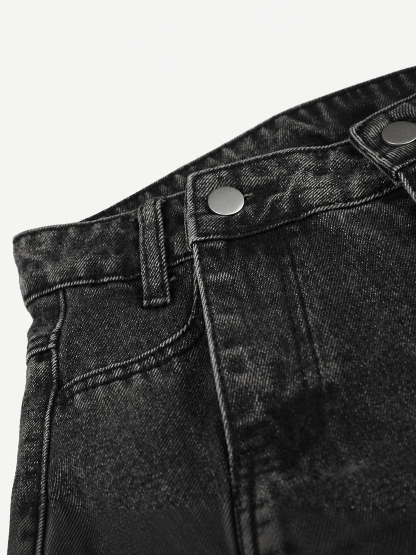 [Copy][Copy]OYL-Lab Star Patch Washed Denim Jorts