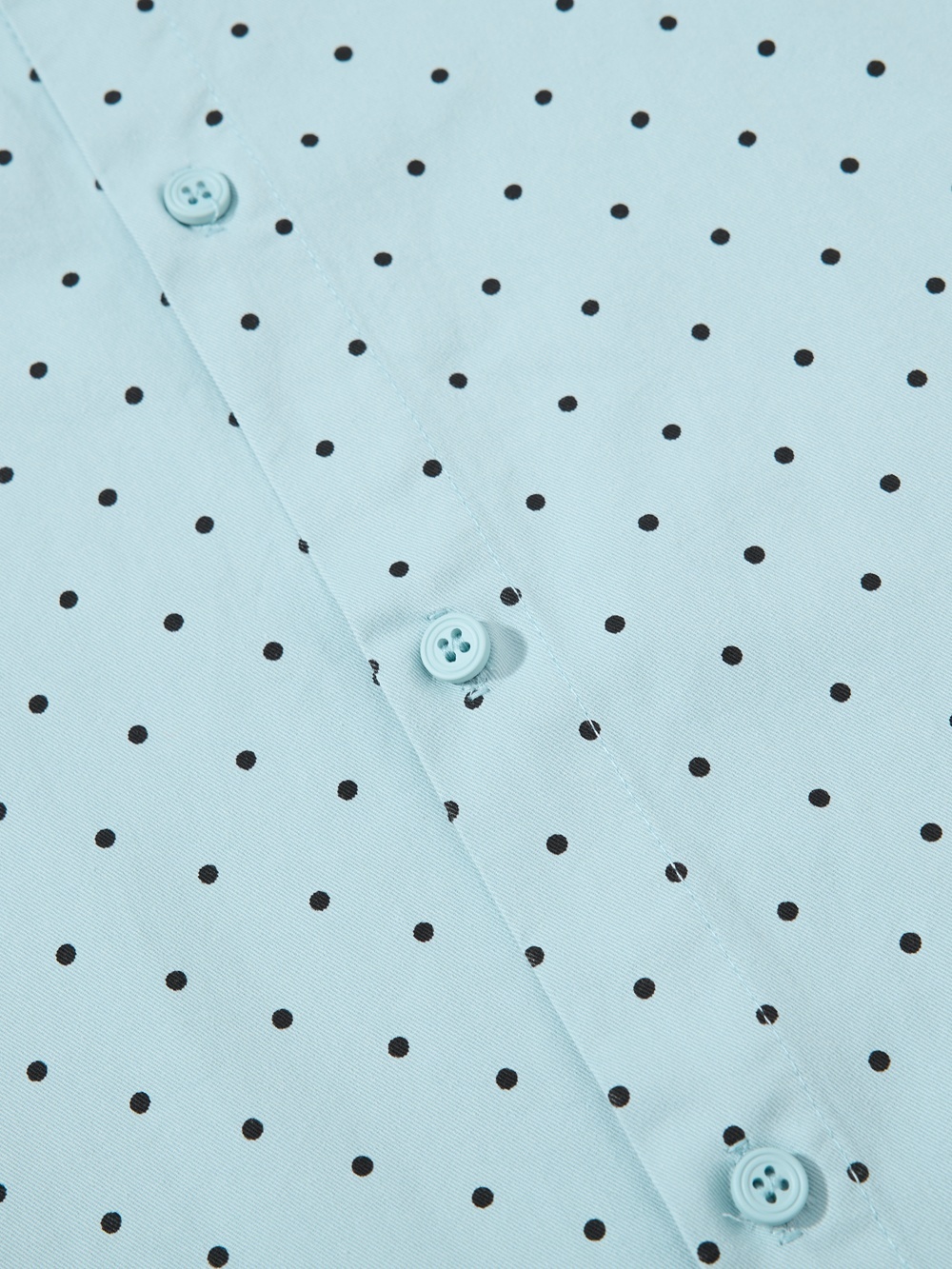 OYL-Lab Polka Dot Anime Embroidery Long Sleeve Shirt
