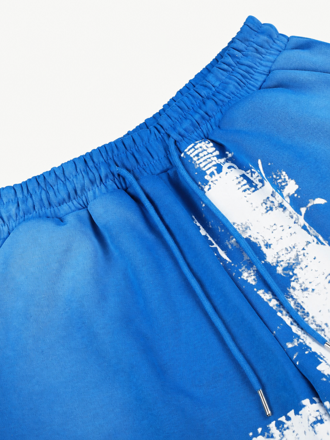 OYL-Lab Distressed Cross Print Baggy Pants