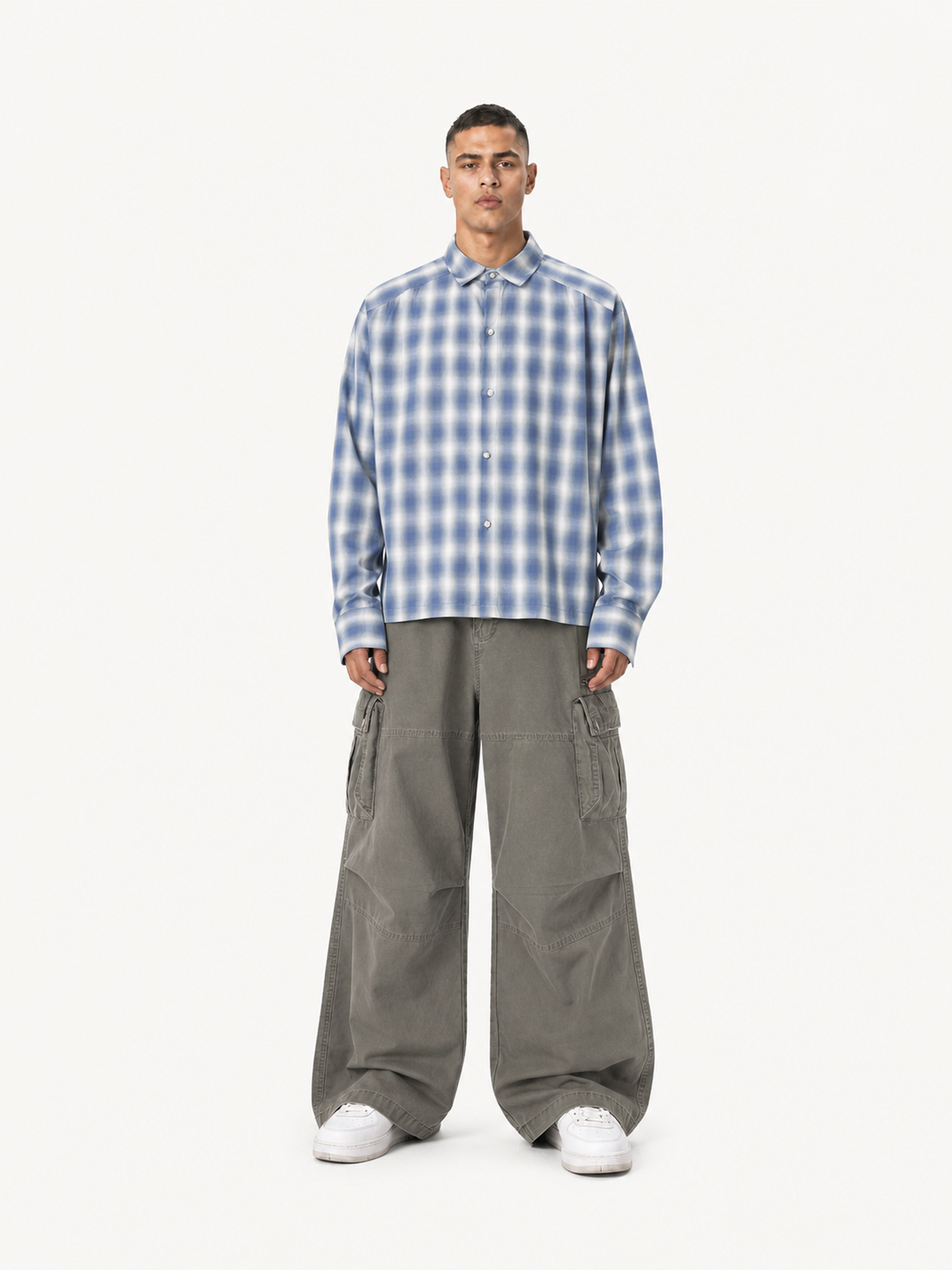 OYL-Lab Vintage Washed Multi-Pocket Cargo Pants