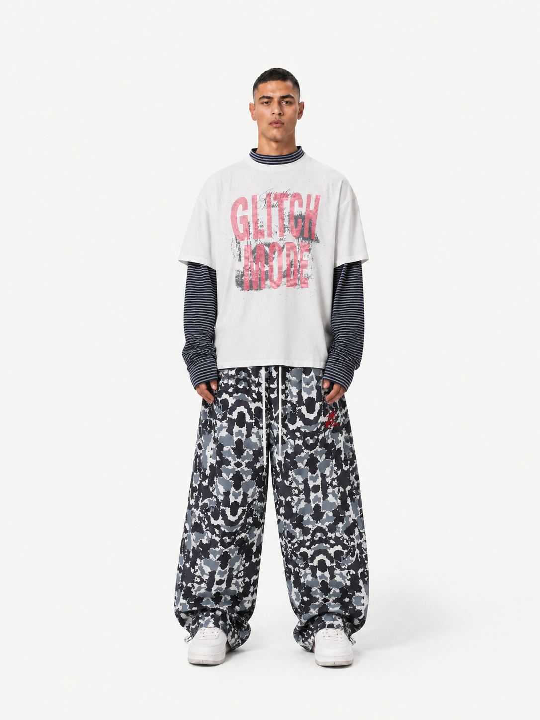 OYL-Lab Vintage Fake Two Piece Long Sleeve Tee